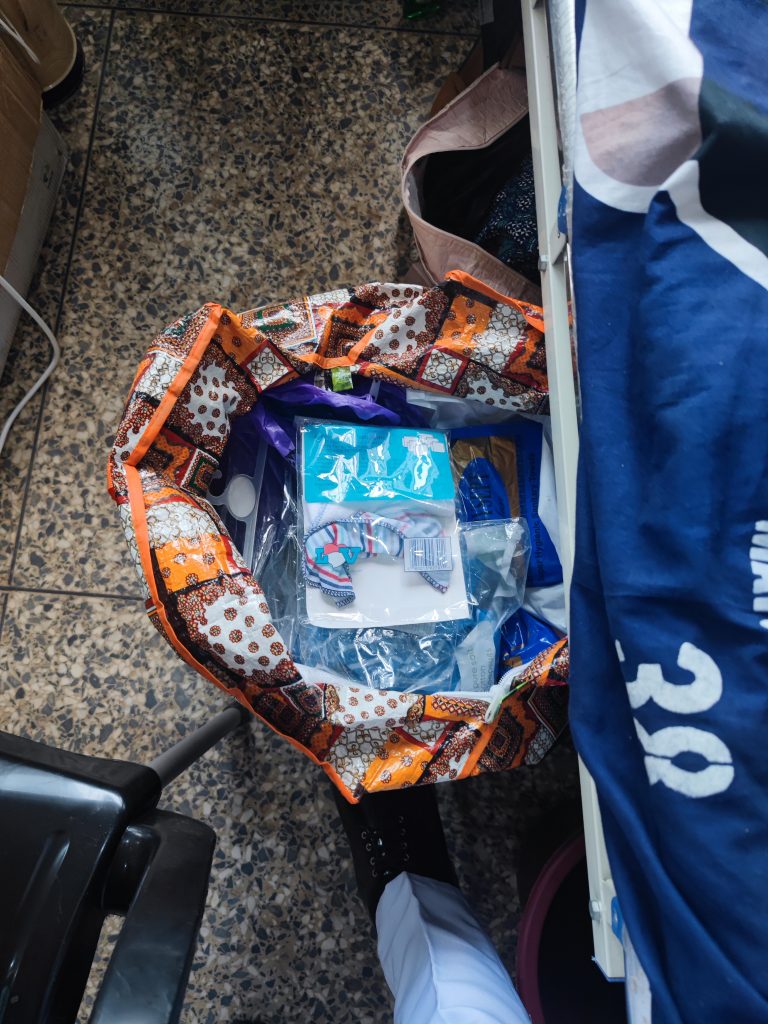 An image showing typical checklist for hospital bag and what to pack in hospital bag for labor and delivery 