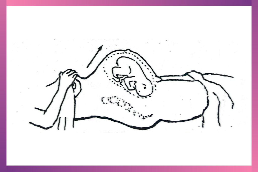 Image showing how to know that labor is near