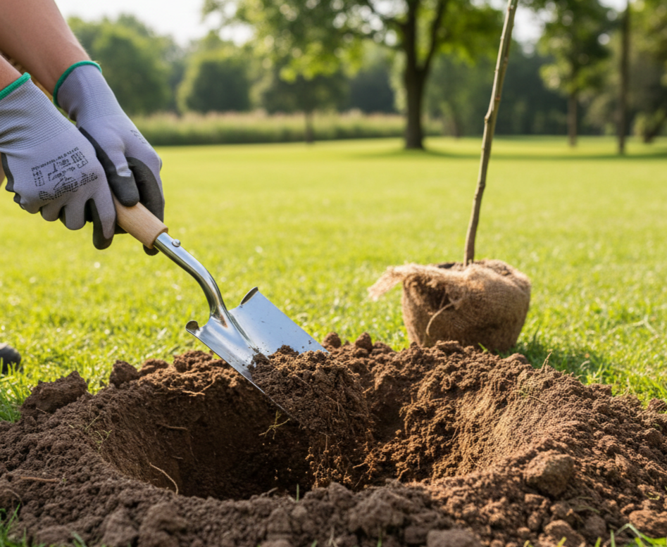 Image showing burial as an answer to the question, what should I do with my placenta?