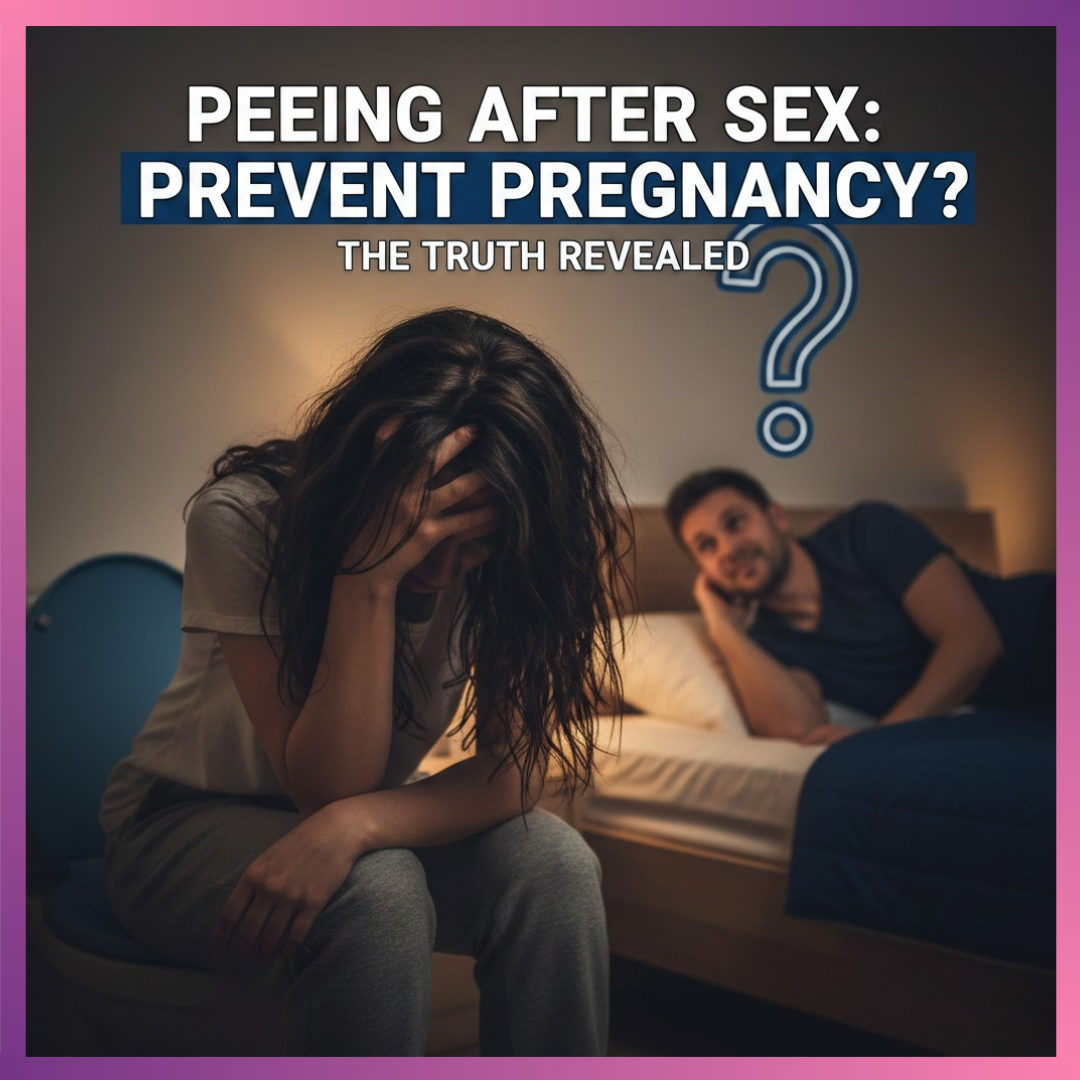 Image debunking the claim that peeing after sex can prevent pregnancy
